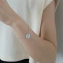 สร้อยข้อมือสแตนเลสสลักชื่อฟรีสำหรับคู่รัก